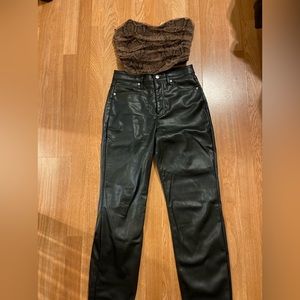 Zara snake print top